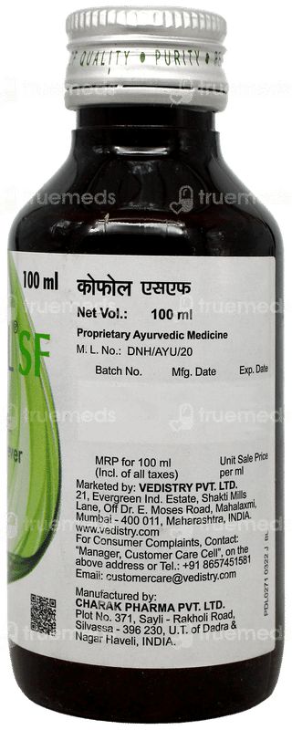 Kofol Sf Syrup 100Ml